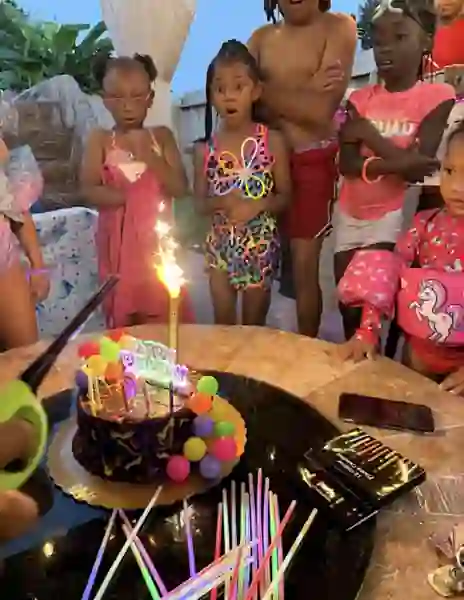 Birthday celebration at Cypress River Oasis